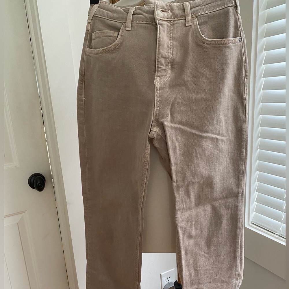 Pilcro Beige denim Trousers